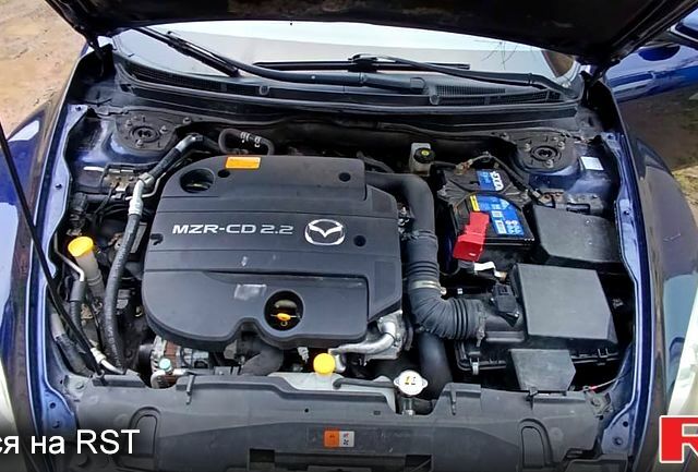 Синий Мазда 6, объемом двигателя 2.2 л и пробегом 223 тыс. км за 8730 $, фото 8 на Automoto.ua