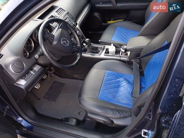 Синий Мазда 6, объемом двигателя 2.2 л и пробегом 223 тыс. км за 7800 $, фото 4 на Automoto.ua