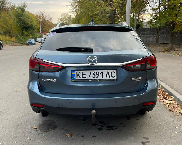 Мазда 6 2013 у Дніпро (Дніпропетровську) на Automoto.ua Синій Мазда 6, об'ємом двигуна 2.18 л та пробігом 249 тис. км за 9200 $, фото 6 на Automoto.ua