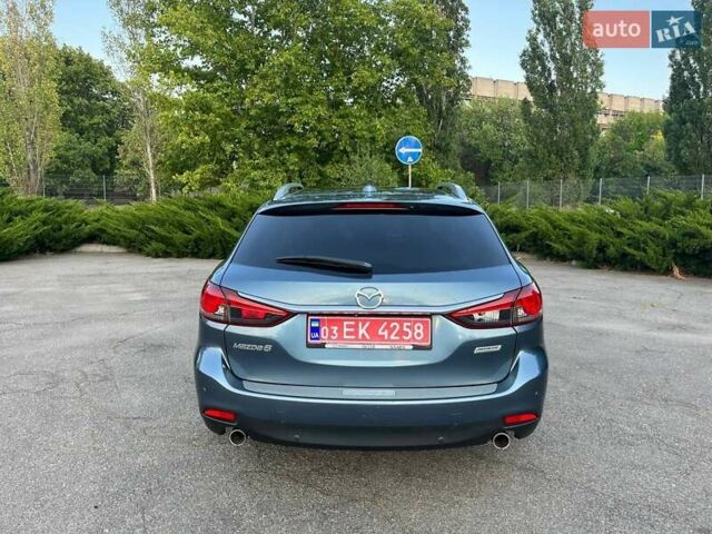 Синий Мазда 6, объемом двигателя 2.18 л и пробегом 250 тыс. км за 11500 $, фото 5 на Automoto.ua