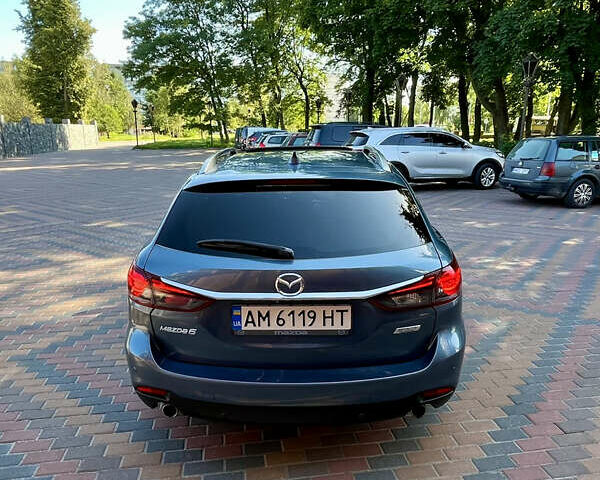 Синий Мазда 6, объемом двигателя 2.19 л и пробегом 160 тыс. км за 14550 $, фото 19 на Automoto.ua