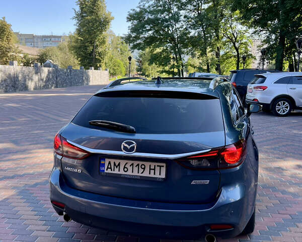 Синий Мазда 6, объемом двигателя 2.19 л и пробегом 160 тыс. км за 14550 $, фото 17 на Automoto.ua