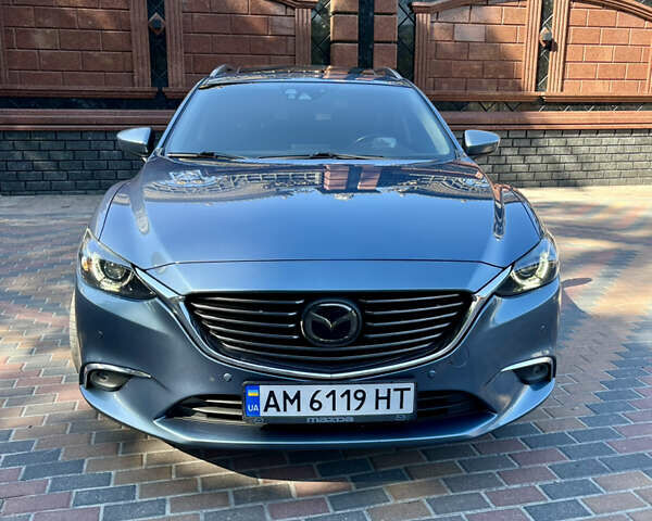 Синий Мазда 6, объемом двигателя 2.19 л и пробегом 160 тыс. км за 14550 $, фото 10 на Automoto.ua