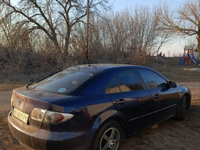 Синий Мазда 6, объемом двигателя 2 л и пробегом 400 тыс. км за 3100 $, фото 3 на Automoto.ua