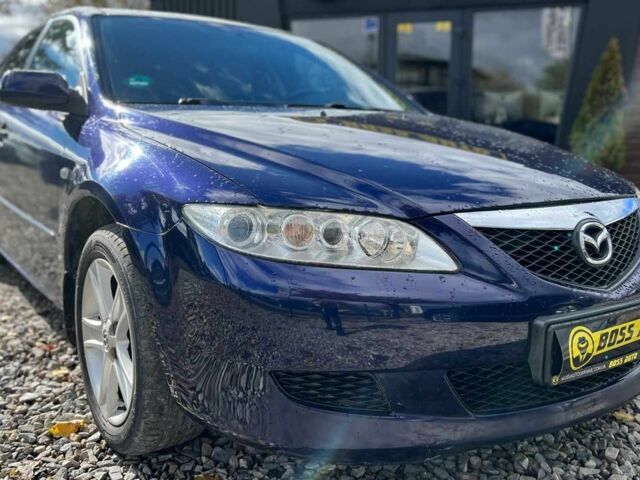 Синий Мазда 6, объемом двигателя 1.8 л и пробегом 199 тыс. км за 4400 $, фото 1 на Automoto.ua