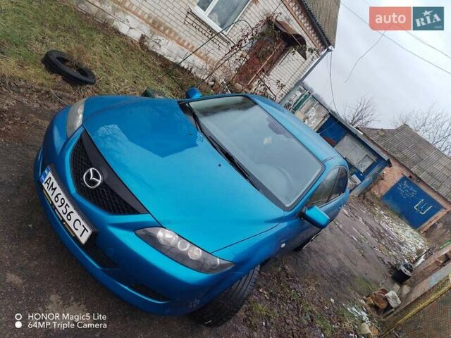 Синий Мазда 6, объемом двигателя 2 л и пробегом 340 тыс. км за 3700 $, фото 4 на Automoto.ua