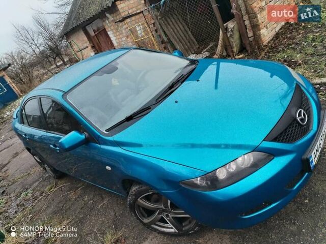 Синий Мазда 6, объемом двигателя 2 л и пробегом 340 тыс. км за 3700 $, фото 3 на Automoto.ua