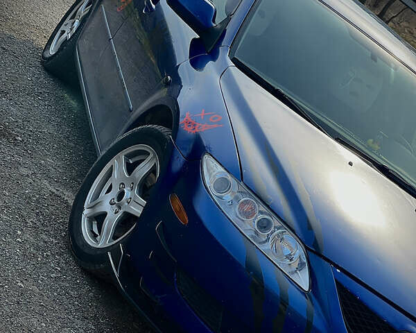 Синий Мазда 6, объемом двигателя 2 л и пробегом 400 тыс. км за 4700 $, фото 1 на Automoto.ua