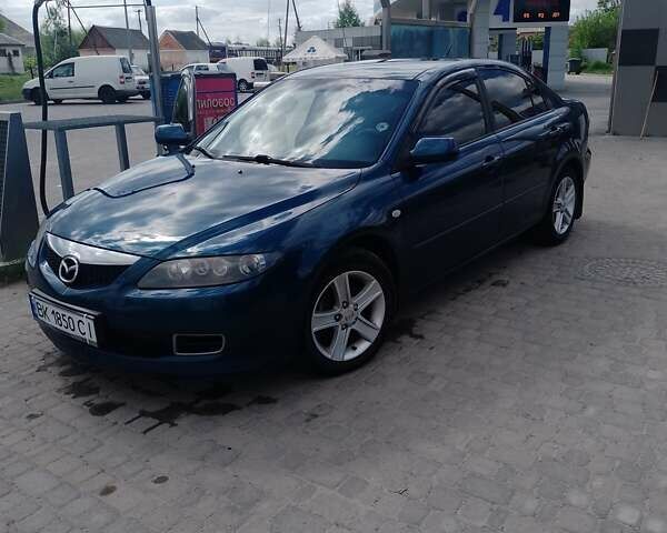 Синій Мазда 6, об'ємом двигуна 2 л та пробігом 240 тис. км за 4000 $, фото 1 на Automoto.ua