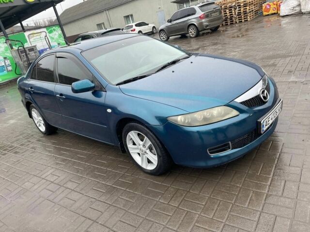 Синий Мазда 6, объемом двигателя 2 л и пробегом 280 тыс. км за 4900 $, фото 1 на Automoto.ua