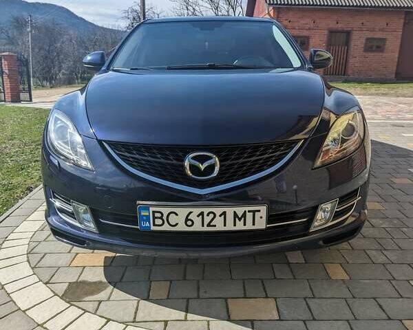 Синий Мазда 6, объемом двигателя 2 л и пробегом 155 тыс. км за 7850 $, фото 1 на Automoto.ua