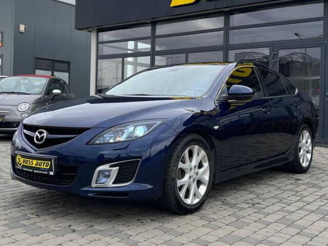 Синий Мазда 6, объемом двигателя 2.5 л и пробегом 248 тыс. км за 8000 $, фото 2 на Automoto.ua