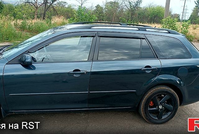 Зелений Мазда 6, об'ємом двигуна 2 л та пробігом 358 тис. км за 3580 $, фото 1 на Automoto.ua