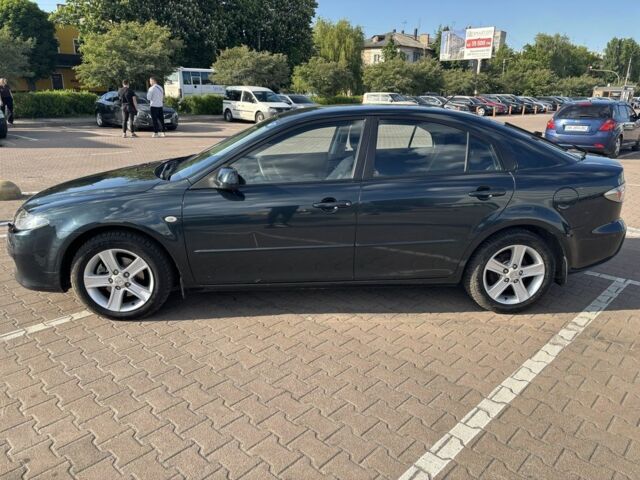 Зеленый Мазда 6, объемом двигателя 2 л и пробегом 187 тыс. км за 5400 $, фото 1 на Automoto.ua