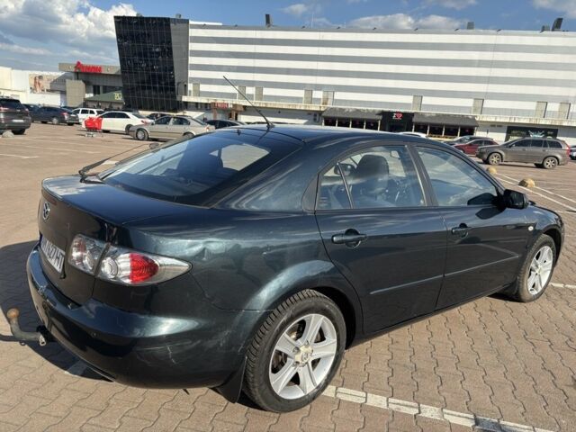 Зеленый Мазда 6, объемом двигателя 2 л и пробегом 187 тыс. км за 5400 $, фото 2 на Automoto.ua