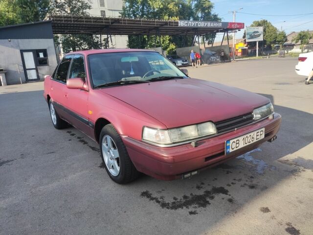 Красный Мазда 626, объемом двигателя 2 л и пробегом 226 тыс. км за 1200 $, фото 1 на Automoto.ua