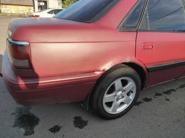 Красный Мазда 626, объемом двигателя 2 л и пробегом 226 тыс. км за 1200 $, фото 4 на Automoto.ua