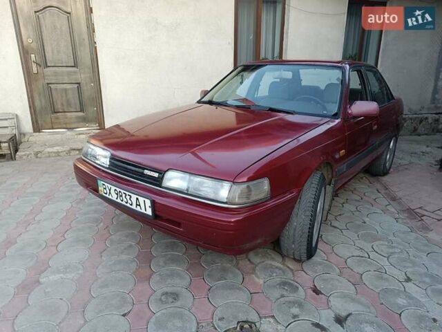 Красный Мазда 626, объемом двигателя 1.8 л и пробегом 111 тыс. км за 800 $, фото 2 на Automoto.ua