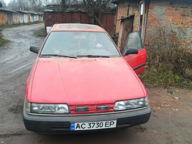 Красный Мазда 626, объемом двигателя 2 л и пробегом 200 тыс. км за 1500 $, фото 7 на Automoto.ua