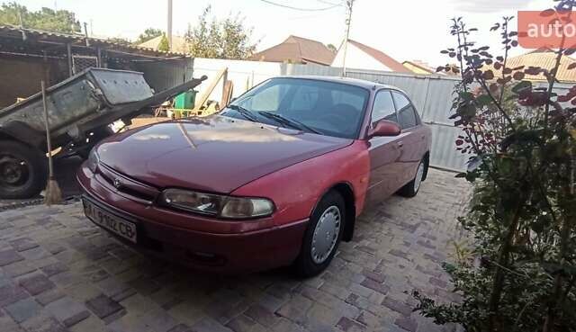 Красный Мазда 626, объемом двигателя 2 л и пробегом 509 тыс. км за 2700 $, фото 7 на Automoto.ua