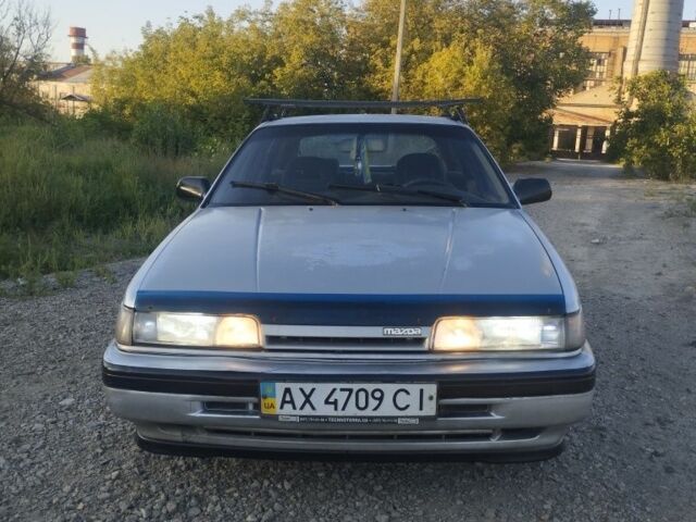 Серый Мазда 626, объемом двигателя 2 л и пробегом 60 тыс. км за 1150 $, фото 1 на Automoto.ua