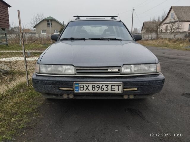 Серый Мазда 626, объемом двигателя 2.2 л и пробегом 350 тыс. км за 1100 $, фото 1 на Automoto.ua