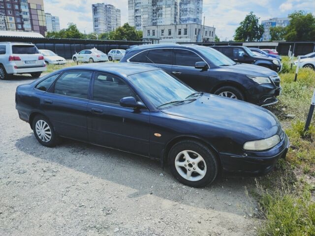 Синий Мазда 626, объемом двигателя 1.8 л и пробегом 350 тыс. км за 505 $, фото 7 на Automoto.ua