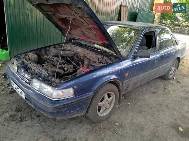 Синий Мазда 626, объемом двигателя 1.79 л и пробегом 200 тыс. км за 900 $, фото 6 на Automoto.ua