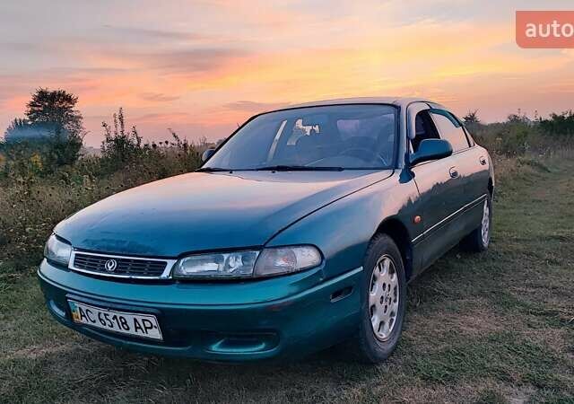 Синий Мазда 626, объемом двигателя 2 л и пробегом 442 тыс. км за 600 $, фото 6 на Automoto.ua