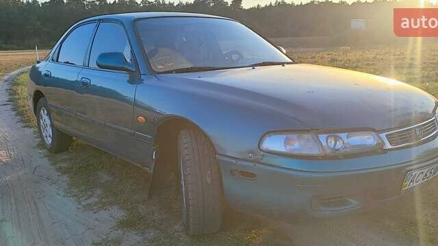 Синий Мазда 626, объемом двигателя 2 л и пробегом 442 тыс. км за 600 $, фото 3 на Automoto.ua