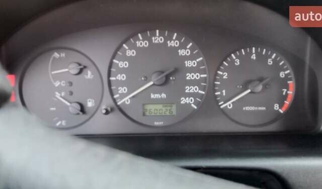 Синий Мазда 626, объемом двигателя 2 л и пробегом 260 тыс. км за 3000 $, фото 12 на Automoto.ua