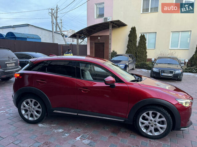 Красный Мазда СХ-3, объемом двигателя 2 л и пробегом 70 тыс. км за 22000 $, фото 3 на Automoto.ua