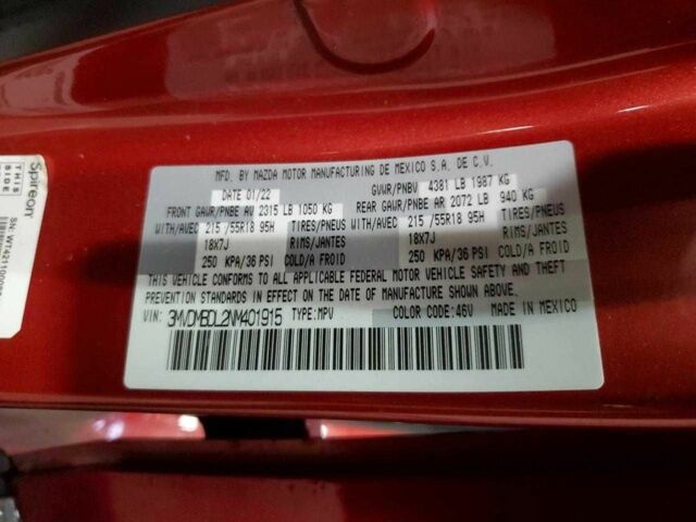 Красный Мазда СХ-3, объемом двигателя 0 л и пробегом 24 тыс. км за 4500 $, фото 11 на Automoto.ua