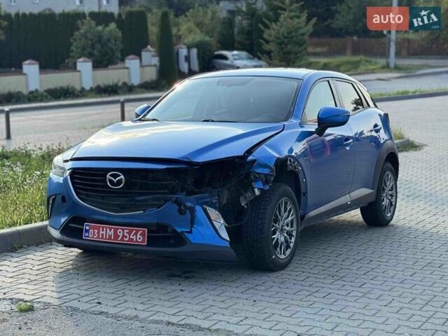 Синій Мазда СХ-3, об'ємом двигуна 2 л та пробігом 176 тис. км за 9750 $, фото 1 на Automoto.ua
