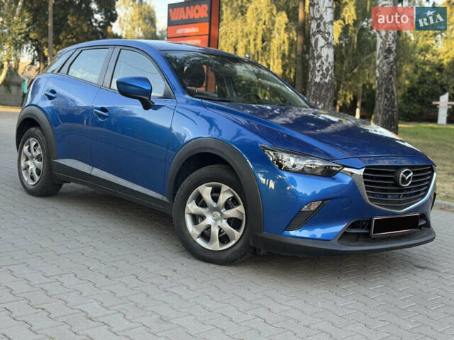 Синий Мазда СХ-3, объемом двигателя 2 л и пробегом 94 тыс. км за 13999 $, фото 3 на Automoto.ua