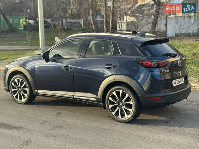 Синий Мазда СХ-3, объемом двигателя 2 л и пробегом 96 тыс. км за 17999 $, фото 1 на Automoto.ua