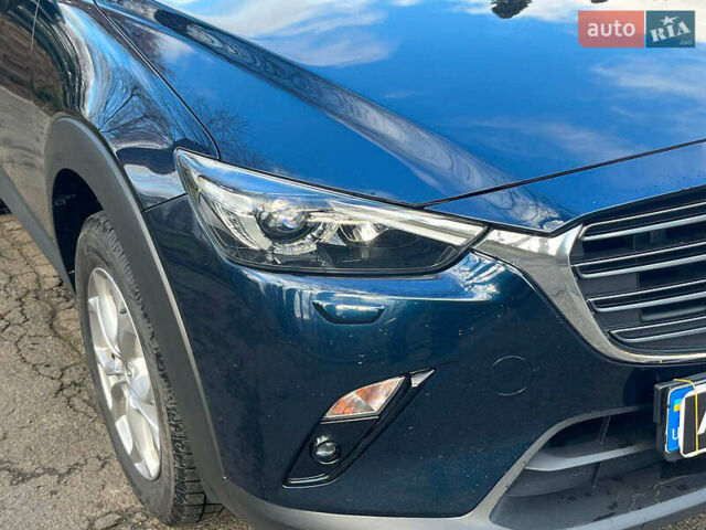 Синий Мазда СХ-3, объемом двигателя 2 л и пробегом 76 тыс. км за 19790 $, фото 3 на Automoto.ua