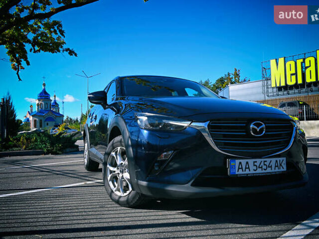 Синий Мазда СХ-3, объемом двигателя 2 л и пробегом 76 тыс. км за 19500 $, фото 1 на Automoto.ua
