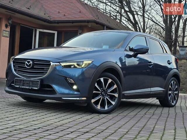 Синий Мазда СХ-3, объемом двигателя 1.8 л и пробегом 86 тыс. км за 21999 $, фото 1 на Automoto.ua