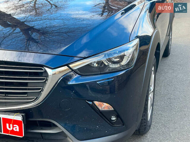 Синий Мазда СХ-3, объемом двигателя 2 л и пробегом 76 тыс. км за 19790 $, фото 2 на Automoto.ua