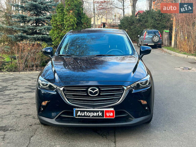 Синий Мазда СХ-3, объемом двигателя 2 л и пробегом 76 тыс. км за 19790 $, фото 1 на Automoto.ua