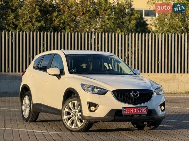 Мазда СХ-5 2014 в Луцке на Automoto.ua Белый Мазда СХ-5, объемом двигателя 2.2 л и пробегом 216 тыс. км за 13799 $, фото 6 на Automoto.ua