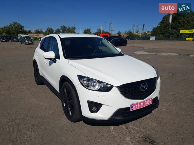 Мазда СХ-5 2014 в Ровно на Automoto.ua Белый Мазда СХ-5, объемом двигателя 2.2 л и пробегом 168 тыс. км за 14900 $, фото 4 на Automoto.ua