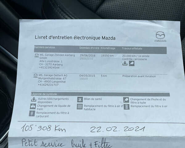 Білий Мазда СХ-5, об'ємом двигуна 2.2 л та пробігом 211 тис. км за 16500 $, фото 78 на Automoto.ua