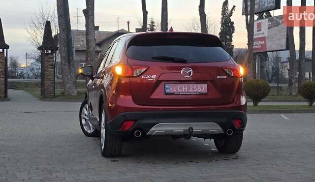 Красный Мазда СХ-5, объемом двигателя 2.2 л и пробегом 190 тыс. км за 13500 $, фото 1 на Automoto.ua