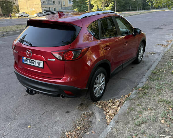 Красный Мазда СХ-5, объемом двигателя 2.49 л и пробегом 160 тыс. км за 14700 $, фото 1 на Automoto.ua