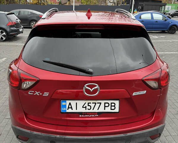 Красный Мазда СХ-5, объемом двигателя 2.5 л и пробегом 200 тыс. км за 14999 $, фото 3 на Automoto.ua