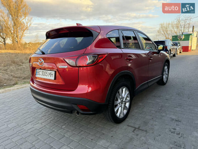 Красный Мазда СХ-5, объемом двигателя 2.5 л и пробегом 152 тыс. км за 12400 $, фото 3 на Automoto.ua