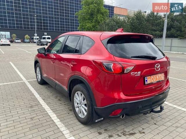 Красный Мазда СХ-5, объемом двигателя 2.2 л и пробегом 138 тыс. км за 15300 $, фото 2 на Automoto.ua