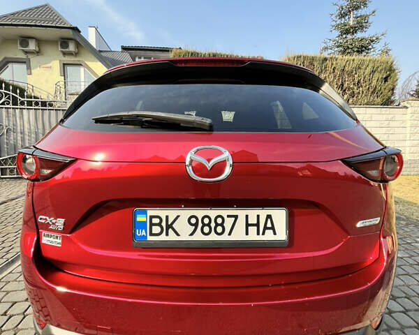 Красный Мазда СХ-5, объемом двигателя 2.5 л и пробегом 101 тыс. км за 19500 $, фото 1 на Automoto.ua